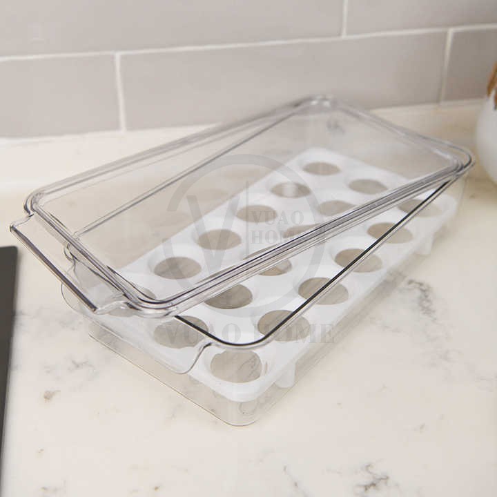 Acrílico para refrigerador con tapa, Almacenamiento de huevos