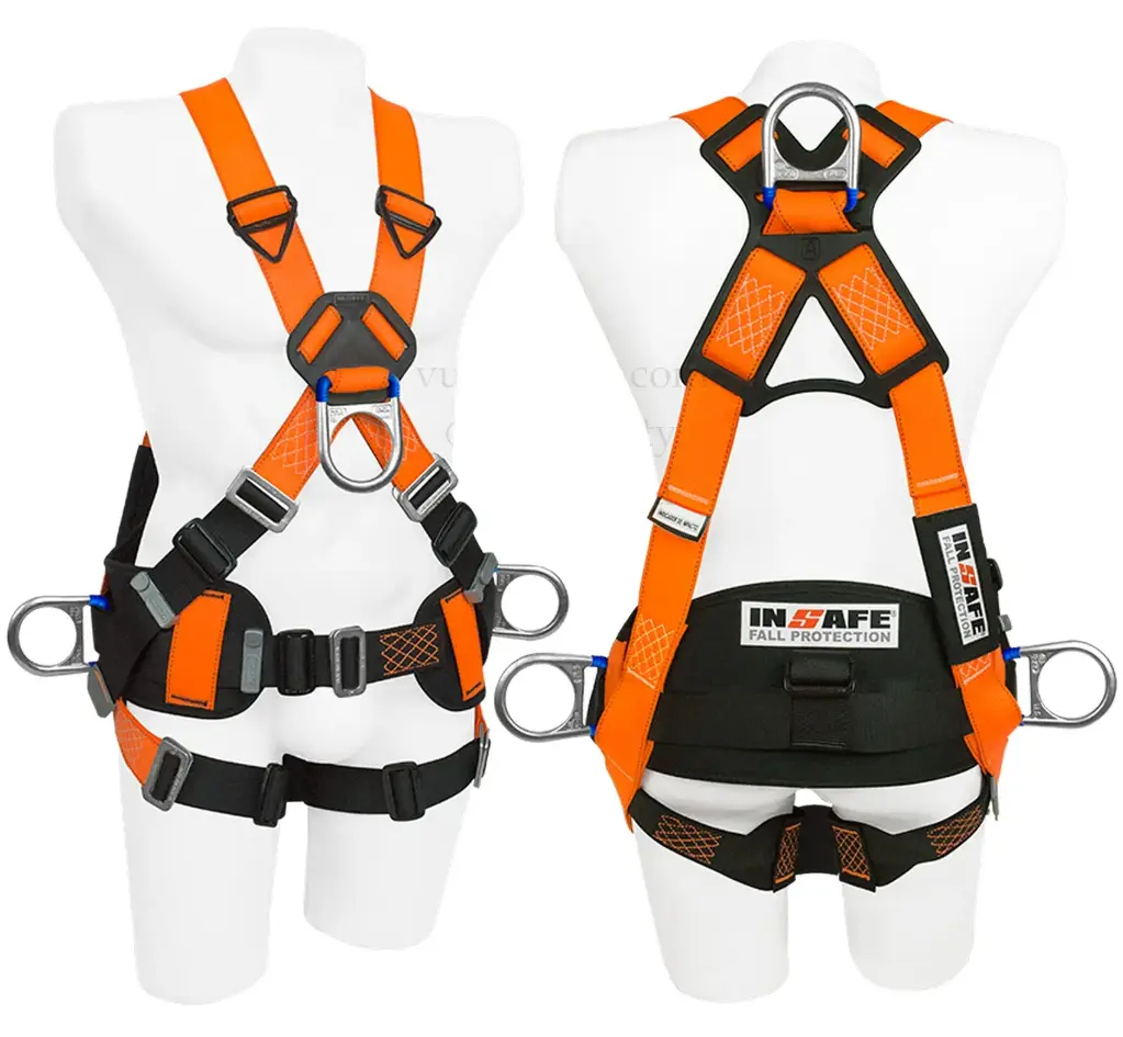 Arnés 4 Argollas con Soporte Lumbar IN 8004-1 Insafe