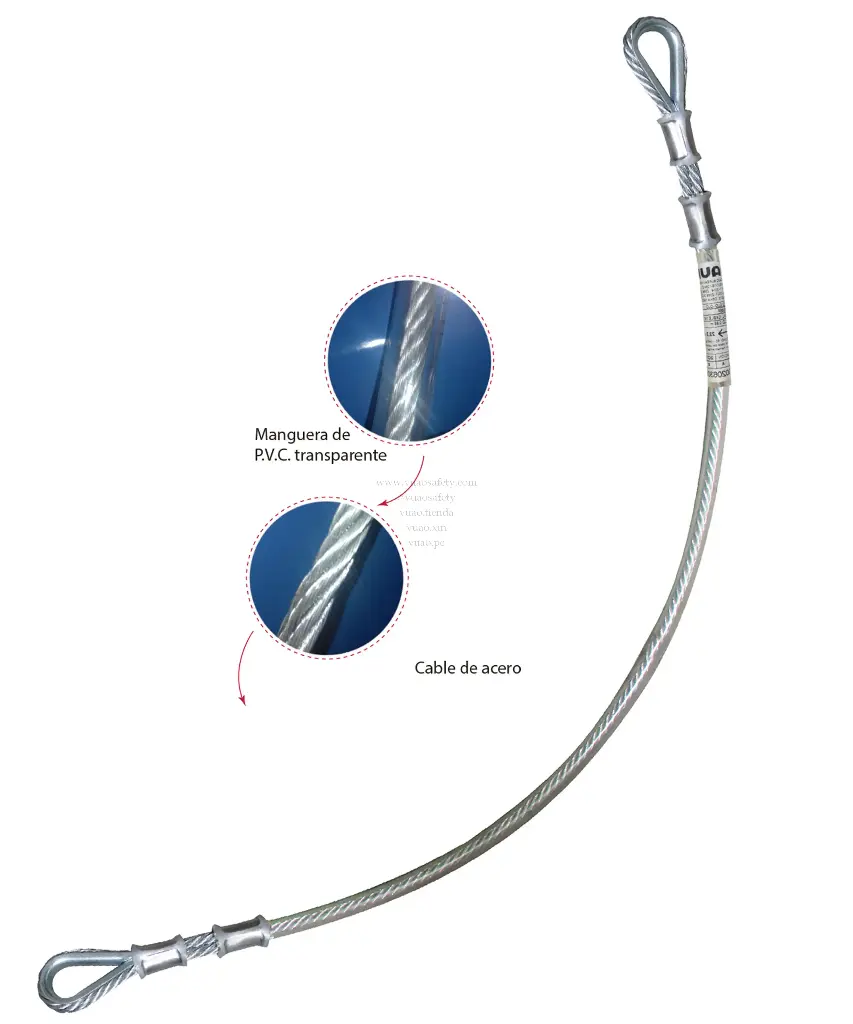 Conector de anclaje E015F ojo ojo HAUK