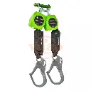 Linea de vida Autorretráctil 019-5054 Latitude 6' Dual Web SRL-P: 9013 BWB, Ganchos de barra de refuerzo SAFEWAZE