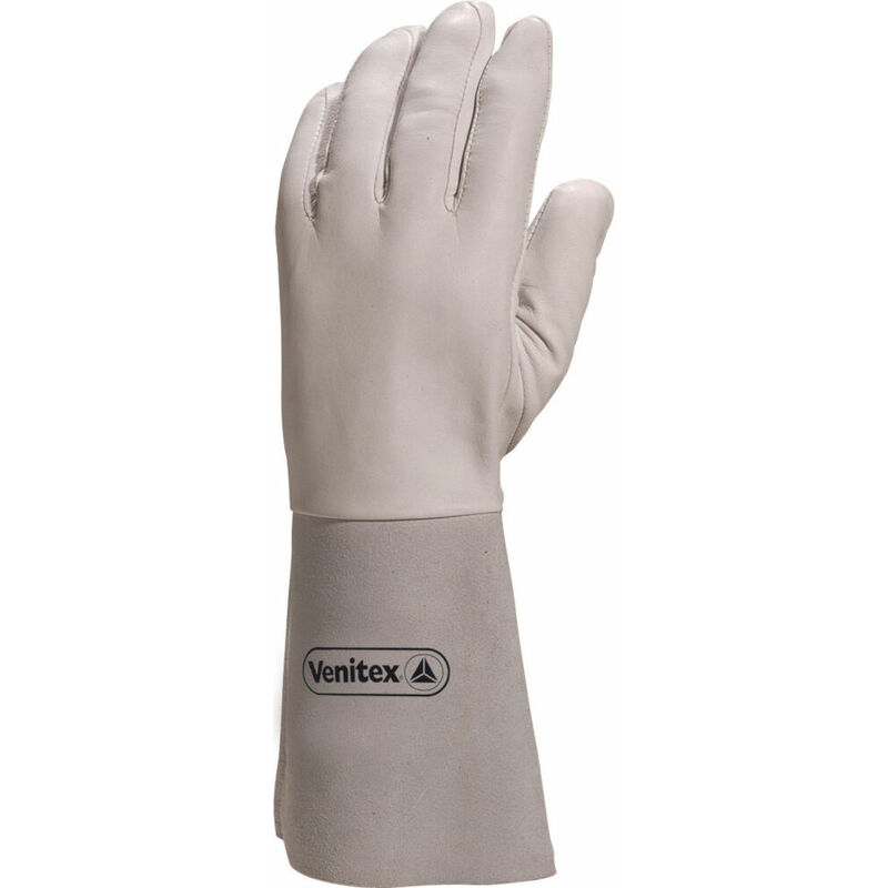 Delta Plus GFA115K Grey Leather Welding Work Gloves