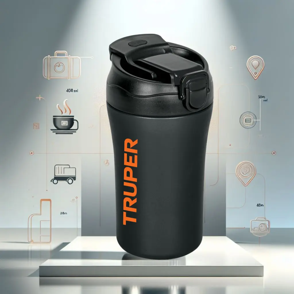 Termo de Acero Inoxidable 400 ml 🧊Truper
