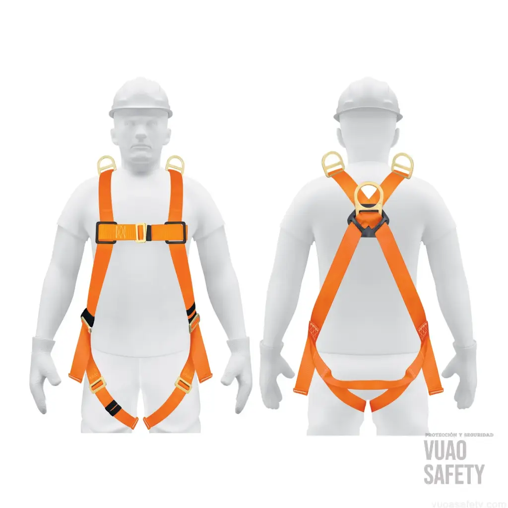 Arnés de cuerpo completo con 3 anillos, ANSI, Truper