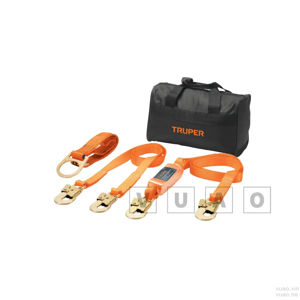 Kit contra caídas con arnés de tres anillos ARN-KIT-3, Truper