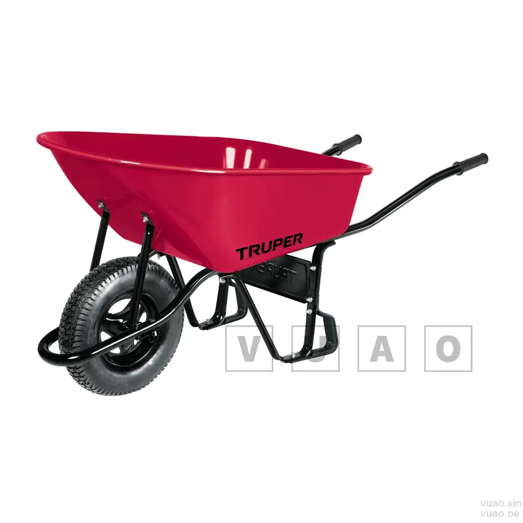 Carretilla 6 ft3 Neumática, bastidor tubular CAT-60ND, Truper