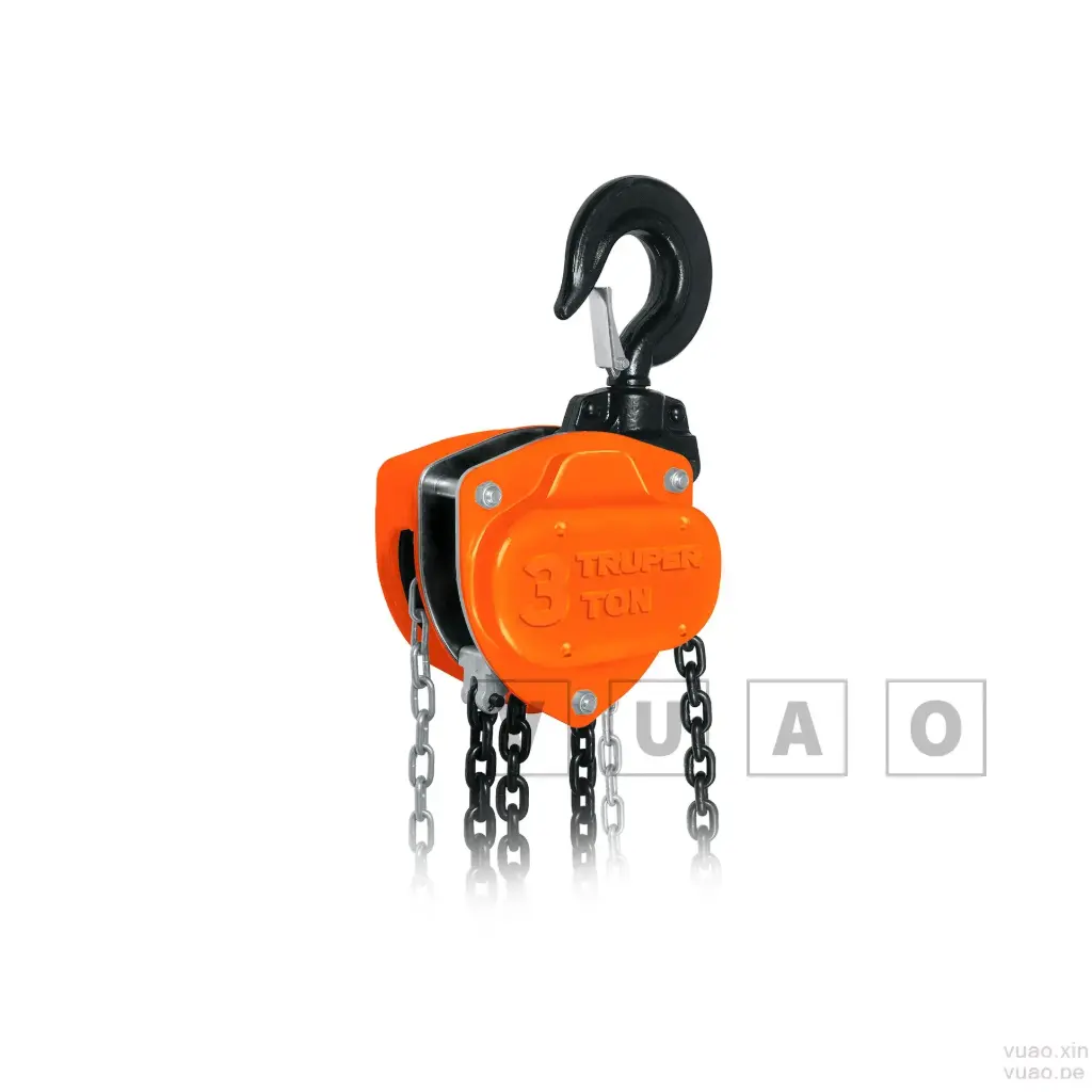 [VU16827] Polipasto industrial de cadena, 3 toneladas, Truper