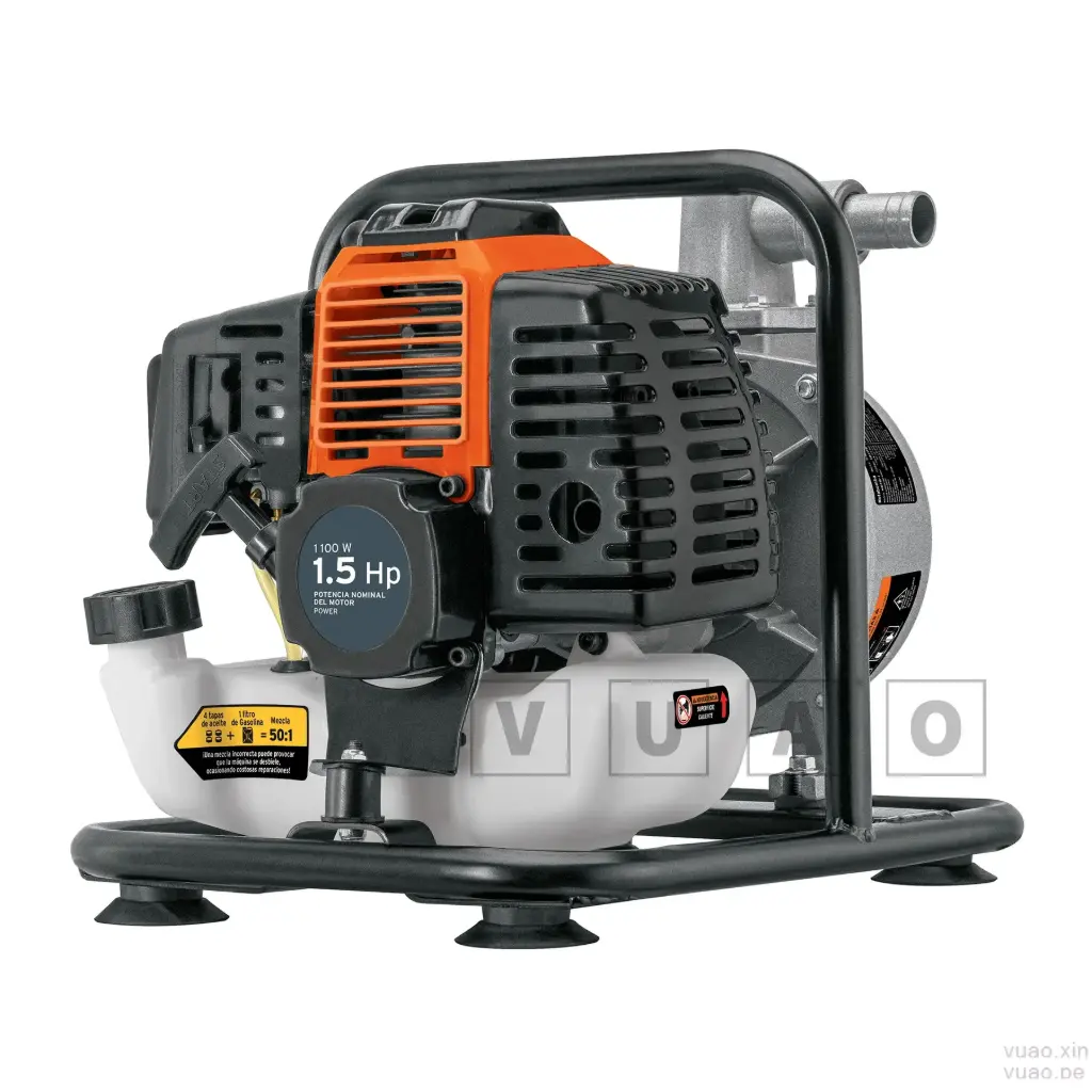 [VU101110] Motobomba autocebante 1"x1", gas. 1-1/2HP, agrícola, TRUPER