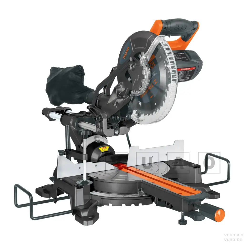 [VU100770] Sierra ingleteadora telescópica compuesta para corte de madera y aluminio, 10", 2 1/2 HP, 