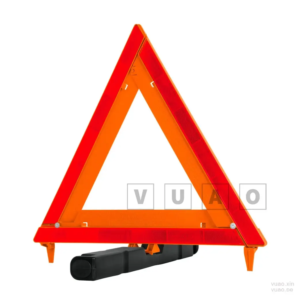 Triángulo de seguridad, 17", con estuche plástico, TRISE-435, TRUPER