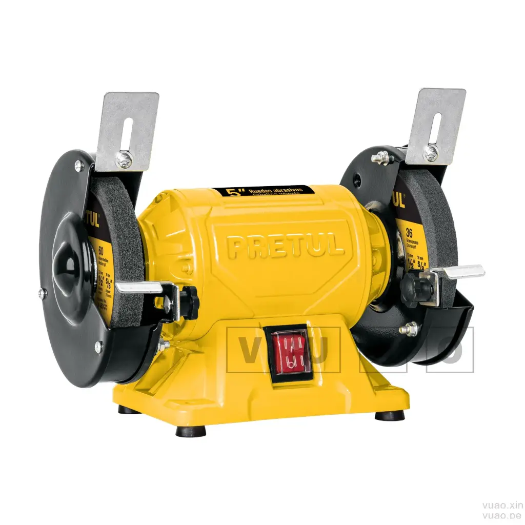 [Vu26134] Esmeril de banco de 5" 1/6Hp, 220V, EBA-5P-2, Pretul