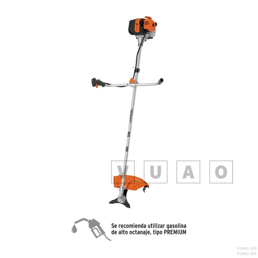 Desmalezadora a gasolina 52 cc mango tipo "bici", 18" corte, DES-520, Truper