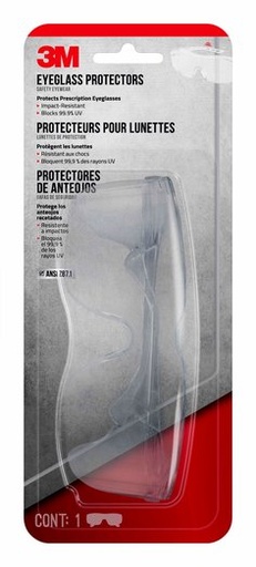 3M ™, Protectores de Gafas 47030H1-DC, Transparente, Lente transparente, Antiarañazos, 6 / caja