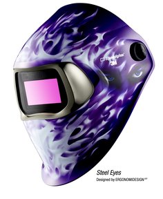 3M Careta de Soldadura Electrónica Speedglas 100, Mod. 75-21-20, Estilo Steel Eyes, Sombra 8-12