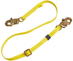 3M DBI-SALA Eslinga de posicionamiento ajustable de tejido 1231016, Amarillo, 6 ft. (1.8m), 1 P/C