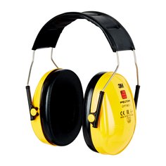 3M PELTOR Optime Orejeras I, 27 dB, Amarillas, Banda para Cabeza, H510A-401-GU