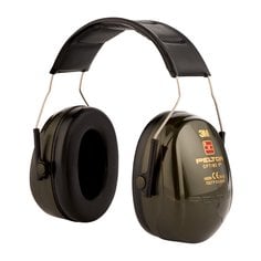 3M PELTOR Optime Orejeras II, 31 dB, Verdes, Bandas para Cabeza, H520A-407-GQ