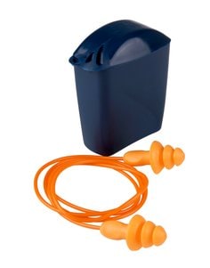 3M Tapón Auditivo Reutilizable con Cordón, Caja, SNR 26 dB 1271