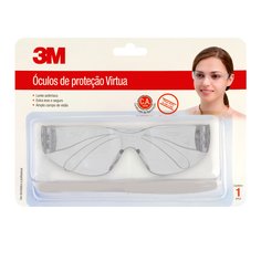 3M Virtua Gafas de Seguridad Plus, Antiarañazos, Transparente, 1 unidad