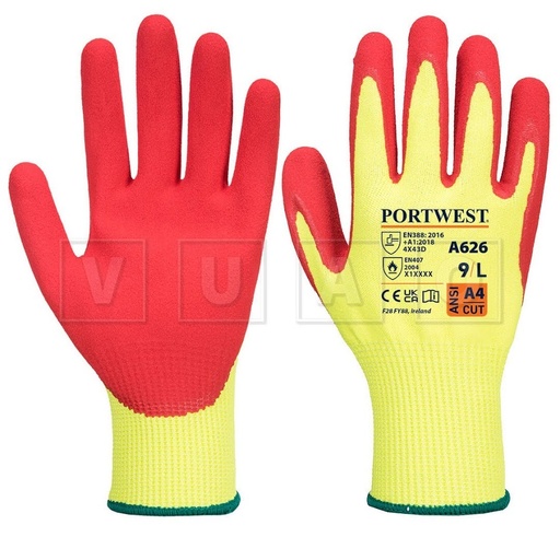 Portwest A626 Guante Nitrilo anti-corte Vis-Tex HR