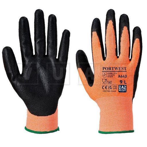 Portwest A643 Guante Amber Cut, con espuma de Nitrilo