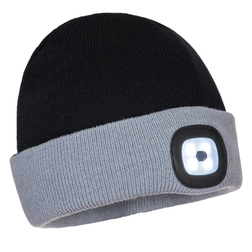 Portwest B034 Gorro bicolor con LED recargable
