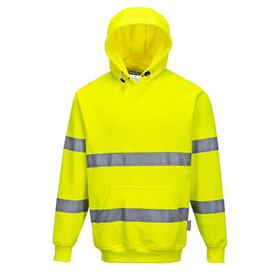 Portwest B304 Sudadera de alta visibilidad con capucha