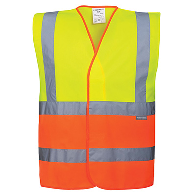 Portwest C481 Chaleco bicolor de alta visibilidad