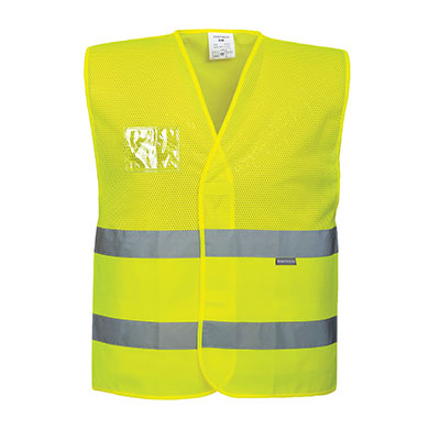 Portwest C494 Chaleco de media-malla de alta visibilidad