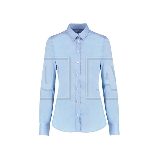 Camisa Green Team Mujer Oxford, Steelpro