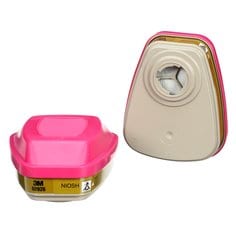 Cartucho Dual 60926 para Multigases, Vapores Orgánicos y Partículas 3M P100, 60/caja