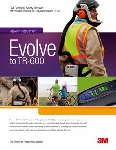 Cartucho de Gas Ácido/HEPA TR-6320N 3M Versaflo, para TR-600/800 PAPR,Negro, 5 por Caja