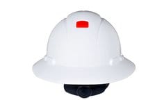 Casco de Seguridad de Ala Completa 3M SecureFit H-801SFR-UV, Blanco, Suspensión de Trinquete de Difusión de Presión de ...