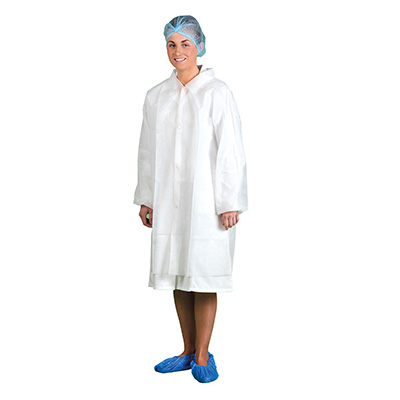 Portwest D118 Bata de PP para visitas