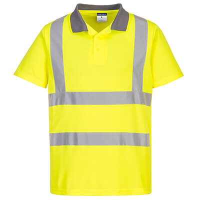 Portwest EC10 Polo Eco de alta visibilidad M/C (Pack de 6)