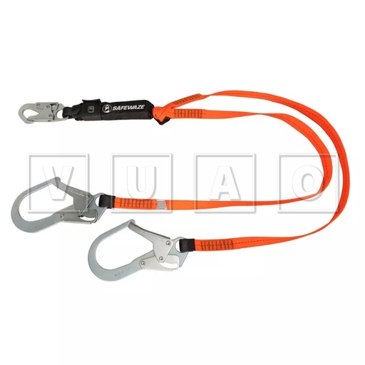 Eslinga absorbente de energía V-Line 6′: doble FS88566-E, Safewaze