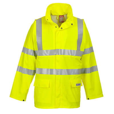 Portwest FR41 Chubasquero alta visibilidad Sealtex Flame