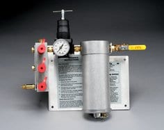 Filtro de Aire Comprimido y Panel Regulador 3M w-2806/07006(AAD), 50 pies cúbicos por minuto, 3-5 enchufes 1/caja