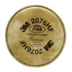 Filtro para Partículas y Niveles Molestos de Fluoruro de Hidrógeno 3M 2076, P95