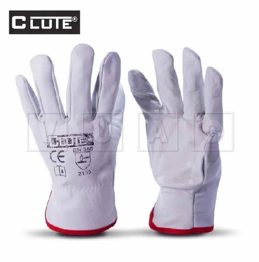 Clute Guante Badana Blanco