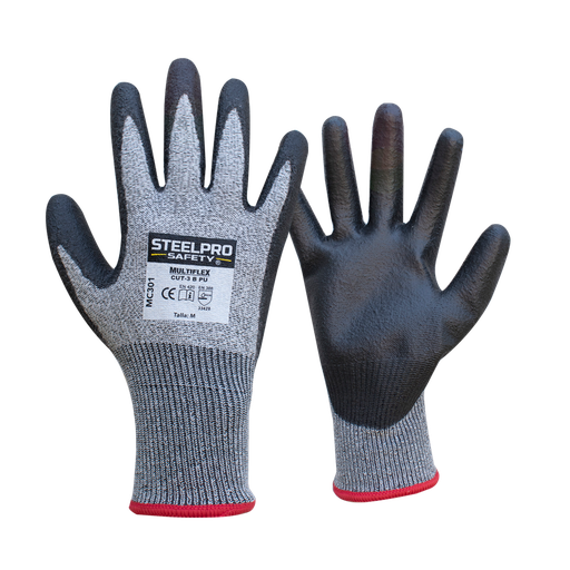 Guante Multiflex Cut-3 PU, Steelpro