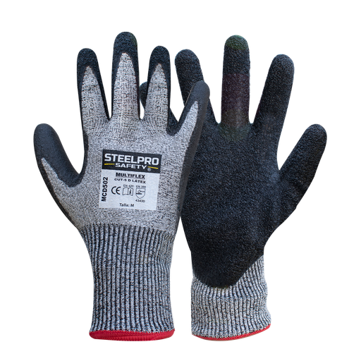 Guante Multiflex Cut-5 látex, Steelpro