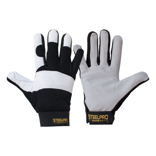 Guante ejecutivo negro, Steelpro