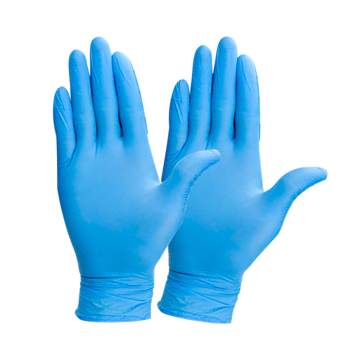Guante nitrilo desechable sin polvo, Steelpro