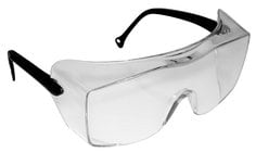 Lentes de Seguridad 3M OX 2000, 12163-00000-20, Transparente Antiempaño, Patilla Negra de Agarre Seguro, 20/Caja