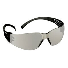 Lentes de Seguridad 3M SecureFit 100, SF107AF-BLK, Gris, Para Interior y Exterior, Antiempañante/Antirrayadura, Patilla Negra