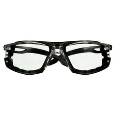 Lentes de Seguridad 3M SecureFit 500 SF501SGAF-BLK-FM, Transparente, Antiempañante Scotchgard, Antirrayas