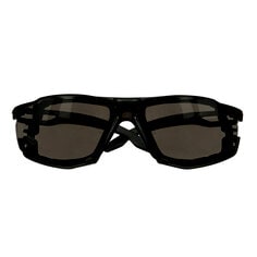 Lentes de Seguridad 3M SecureFit 500 SF502SGAF-BLK-FM, Recubrimiento Antiempaño Scotchgard, Lente Gris, Antirrayas