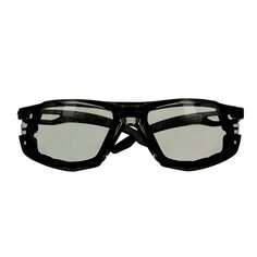 Lentes de Seguridad 3M SecureFit 500 SF507SGAF-BLK-FM, Recubrimiento Antiempaño Scotchgard, Lente Gris Antirrayas IO