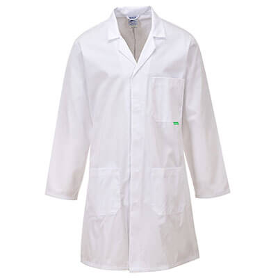 Portwest M852 Bata de laboratorio antimicrobiana