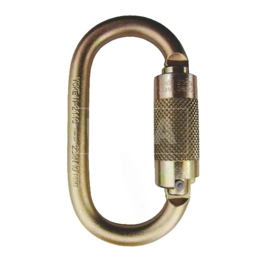 Yoke N-244G Mosquetón de acero (M2) 25KN